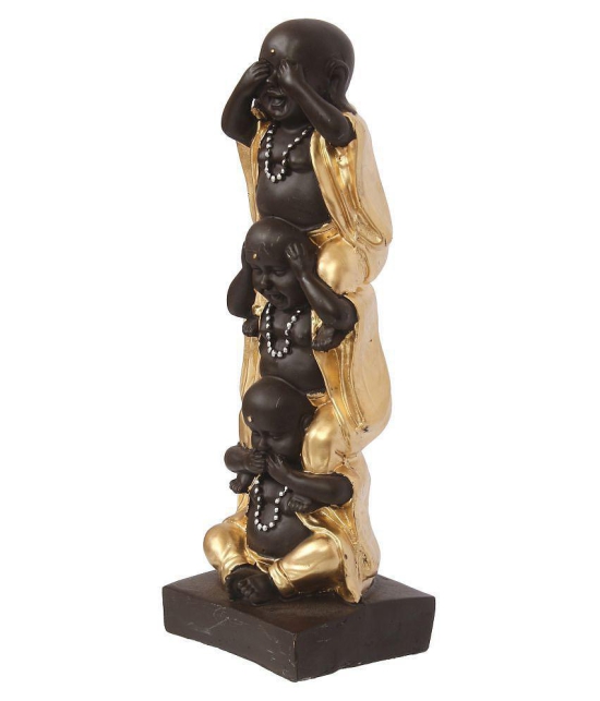 eCraftIndia Gold Polyresin Figurines - Pack of 1