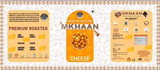 MKHAAN SWAD MITHILA KA, Roasted Makhana  | CHEESE |Flavored makhana