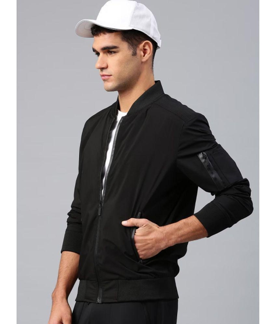 ADORATE Polyester Mens Casual Jacket - Black ( Pack of 1 ) - None