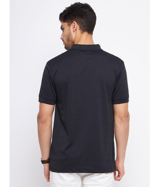 MXN - Black Cotton Regular Fit Mens Polo T Shirt ( Pack of 1 ) - None