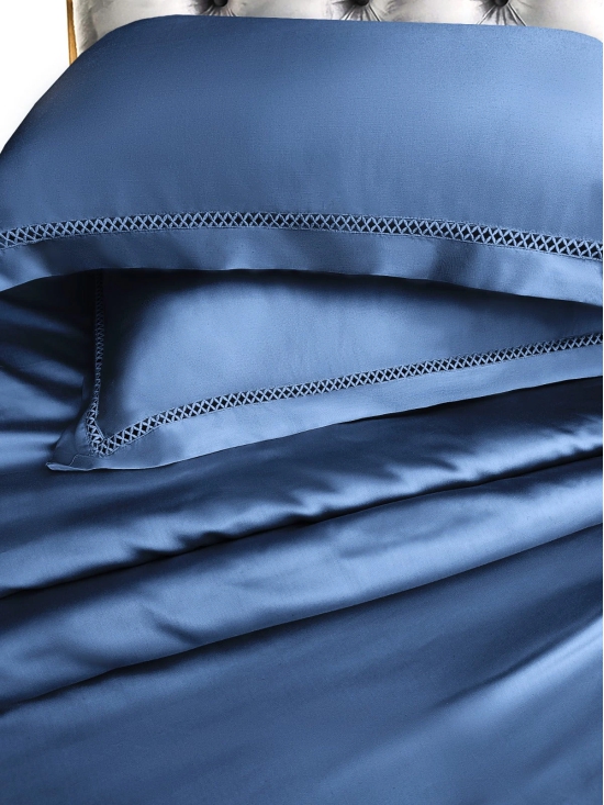 Mapple Designers Pillow and Bedsheet Series 400TC-Royal Blue