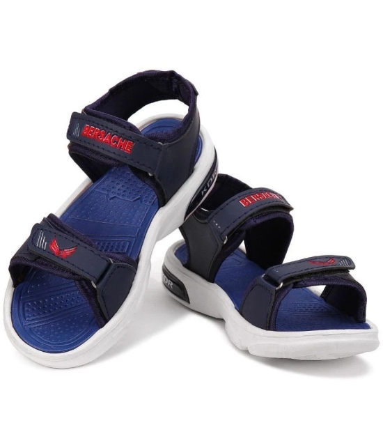 Bersache Lightweight Stylish Sandal With High Quality Sole For kids(Blue) - None