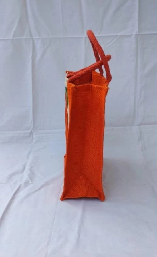 Sonchiraiya Orange Jute Bag