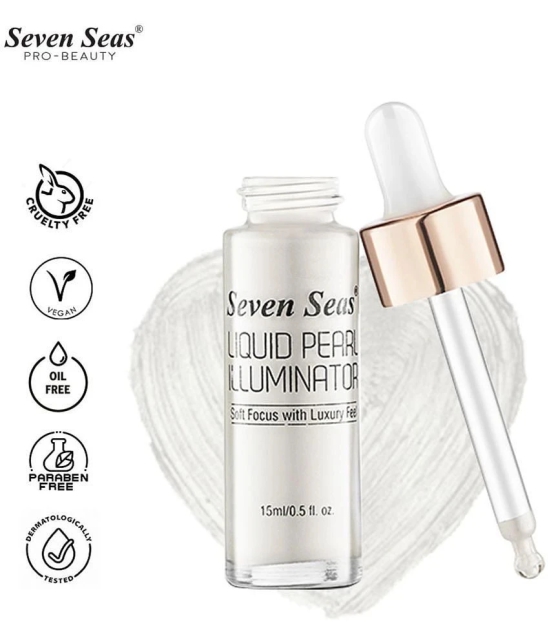 Seven Seas Liquid Pearl Illuminator Face Highlighter (Snow White)