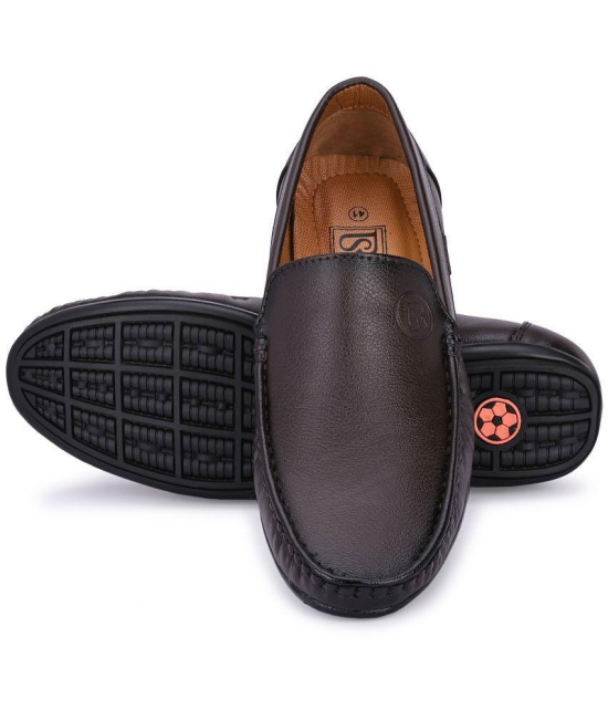 ShoeRise - Brown Men's Slip on - 6