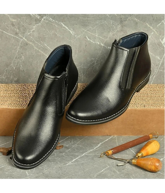 Leeport Black Chelsea boot - None