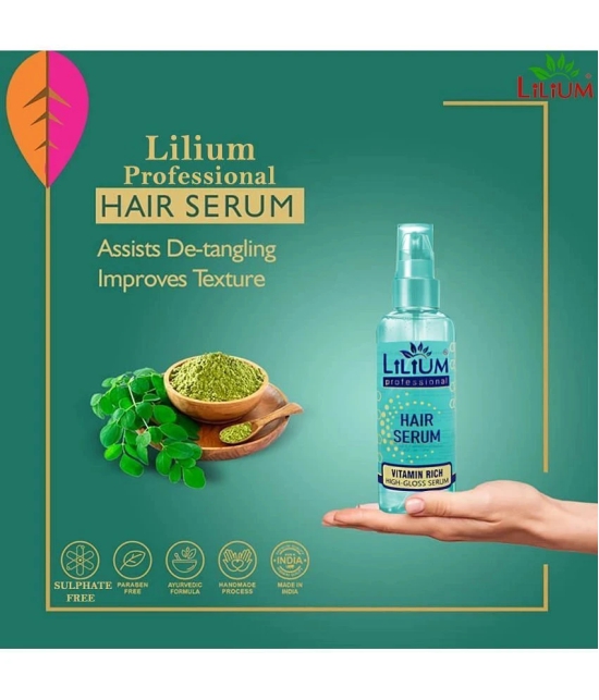 Lilium Hair Serum 50ml | Vitamin Rich High-Gloss Serum | Helps to Repair Dry Frizzy & Damaged Hairs