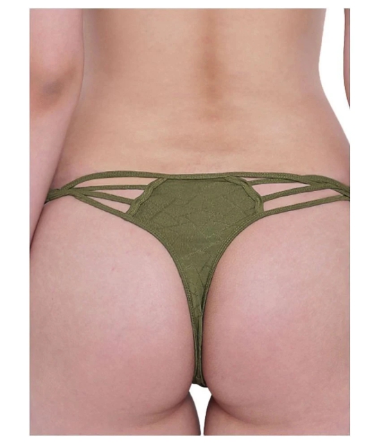 La Intimo Polyester Thongs - S