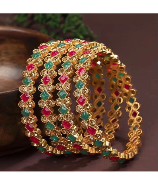 Sukkhi - Multicolor Bangle Set (Pack of 4) - None