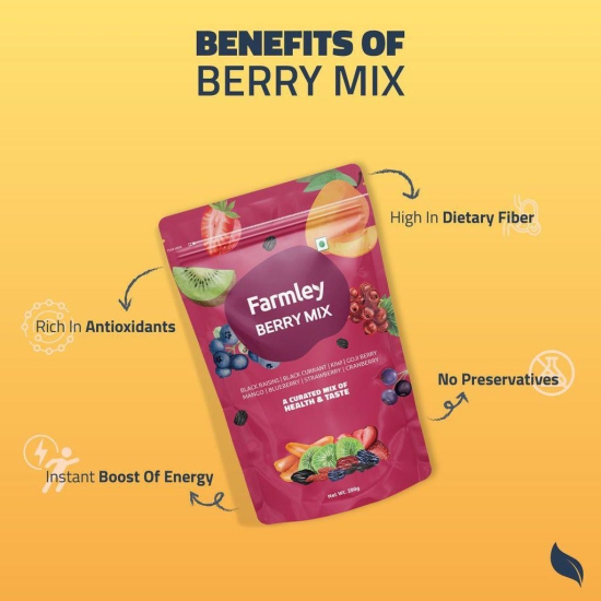 Farmley Berry Mix Dried Berries- 200g