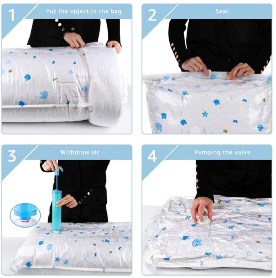 5 PCS VACUUM BAG WITH PUMP