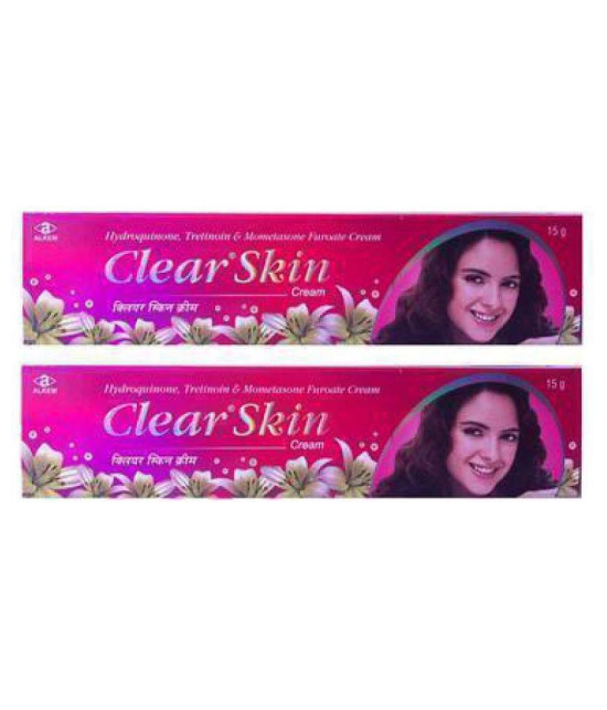 Clear Skin Cream Day Cream Clear Scars & marks 15 gm each gm Pack of 2