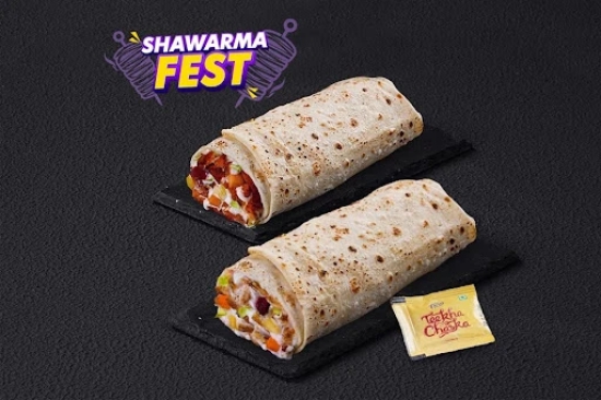 2 Non-Veg Shawarmas At 190 Each