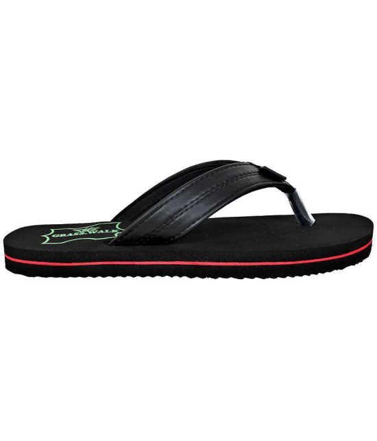 GRASS WALK - Black Mens Daily Slipper - None