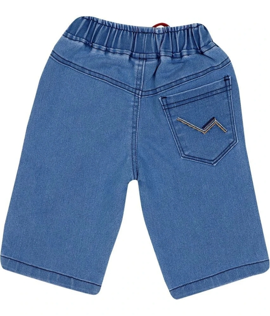 Cremlin Clothing - Navy Blue Cotton Blend Boys Bermudas ( Pack of 1 ) - None