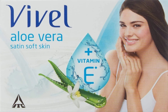 Vivel Aloe Vera Soap 150Gm X 8 ( Buy 5 Get 3 Free)