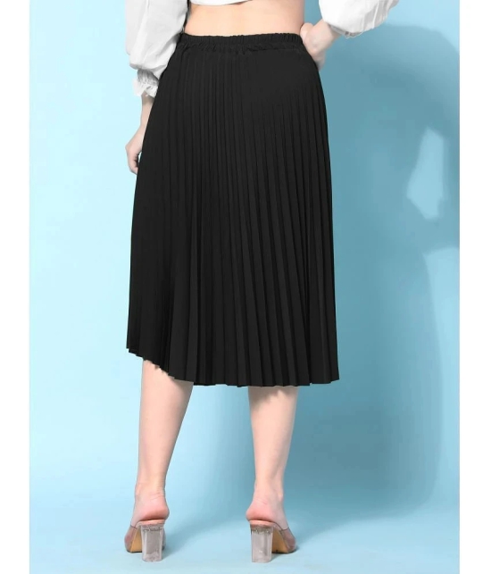 JASH CREATION Black Polyester Womens Flared Skirt ( Pack of 1 ) - None