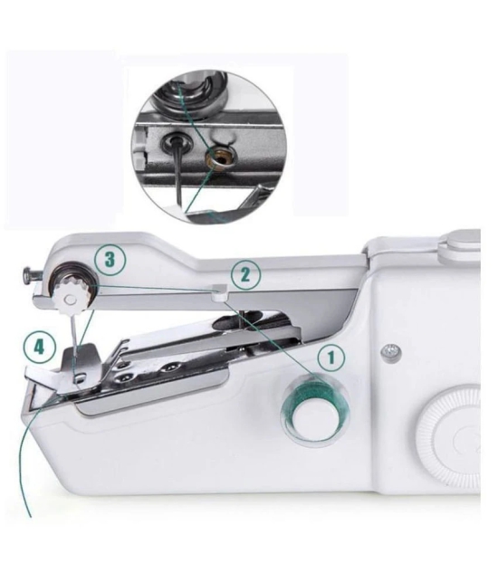 SACHIN SALES Cordless Electric Sewing Machine Handheld Handy Stitch Machine(Without Charger And Battery)