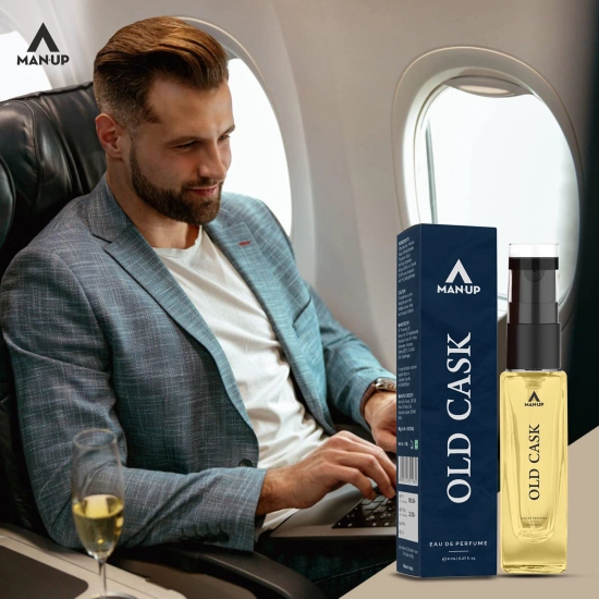 Man-Up Old Cask Perfume For Men, Eau De Perfume, Long Lasting, Fresh, Energising Fragrance, 8ml Pack of 50.-Man-Up Old Cask Perfume For Men | Eau De Perfume | Long Lasting Fresh Fragrance | 8ml (