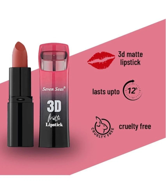 Seven Seas 3D Matte Lipstick | Long Lasting, Waterproof Matte Lipstick for Women (Crown of Thorns 1)