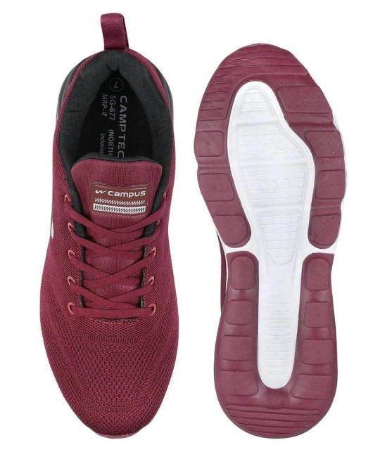 Campus NORTH PLUS Maroon Mens Sports Running Shoes - None