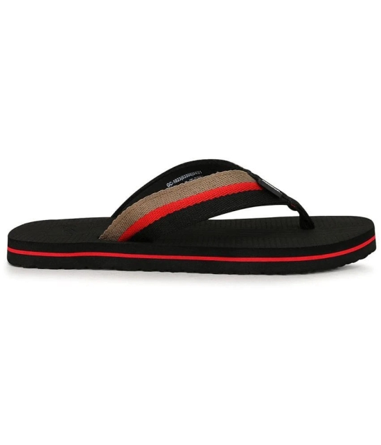 Campus - Black Mens Thong Flip Flop - None