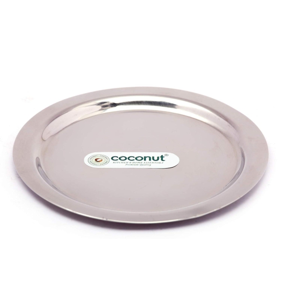 Coconut Stainless Steel Ciba Lids - Set of 3 (Size -7 /Size -8/Size -9-3Pc Each (9 Piece) - Diameter - 12Cms, 13.5Cms & 15Cms)