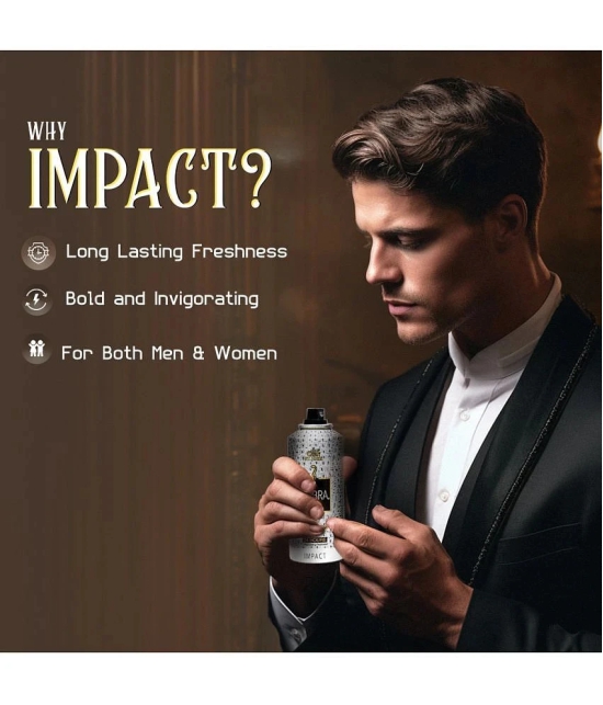 ST.JOHN Cobra Impact & Day Time Long Lasting Deodorant Spray for Men 150ml- Pack of 2