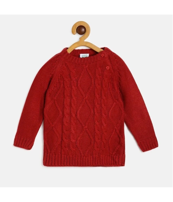 MINI KLUB  Baby Boys Red Sweater Pack Of 1 - None