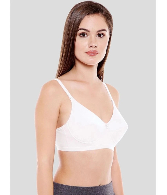 Bodycare White Cotton Lightly Padded Womens Everyday Bra ( Pack of 1 ) - None