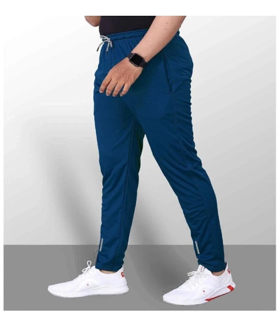 Leavess Light Blue Polyester Mens Trackpants ( Pack of 1 ) - None