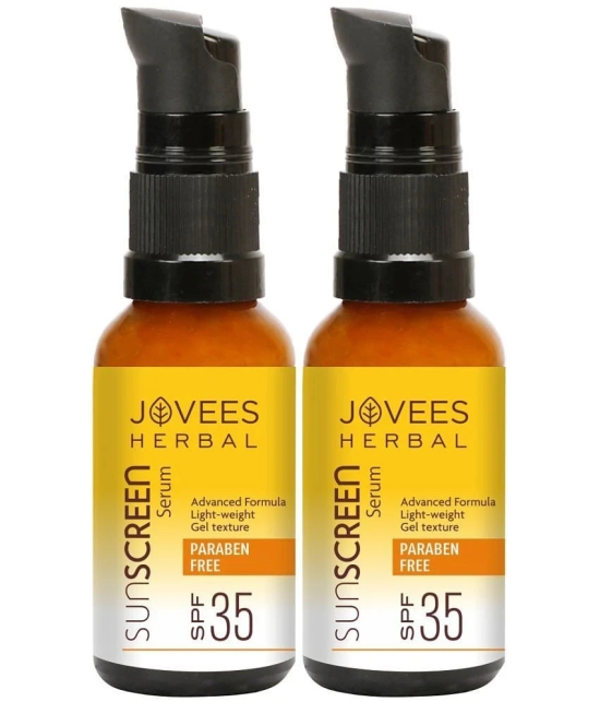 Jovees Herbal Sunscreen Face Serum SPF 35 For Oily Skin 30ml (Pack of 2)