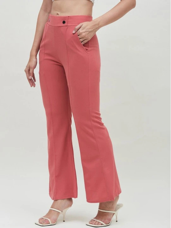 Women Smart Skinny Fit Bootcut Trousers