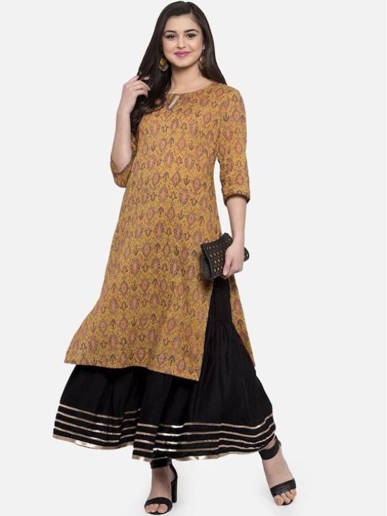 Regular Flared Ethnic Palazzos