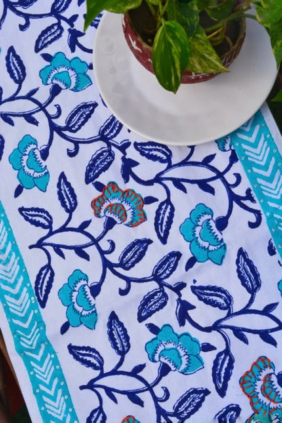 Continual Floral Table Runner