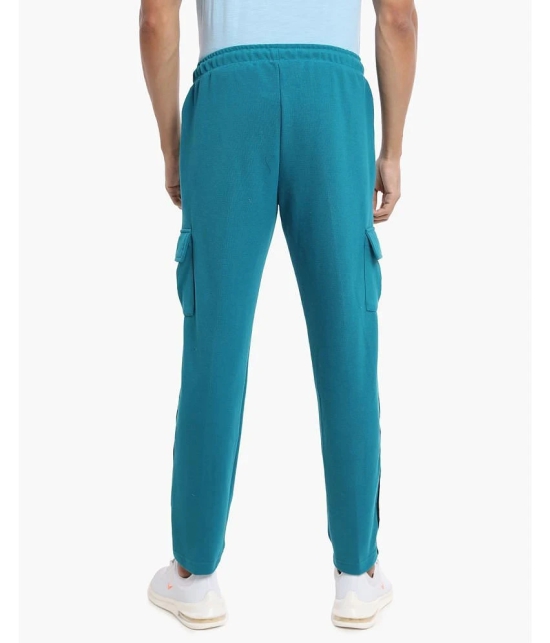 Campus Sutra - Cotton Blend Blue Mens Trackpants ( Single Pack ) - None