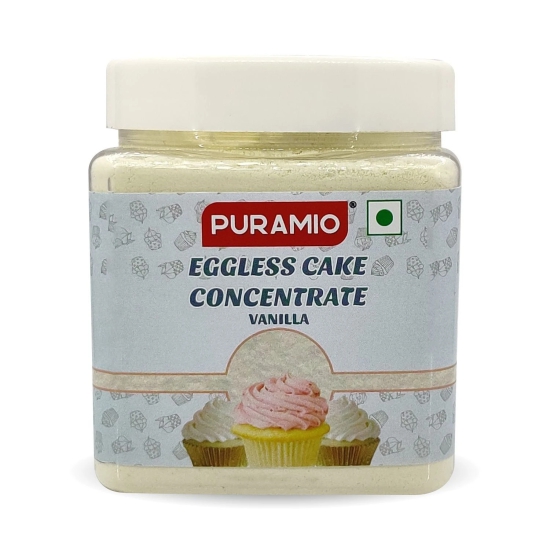 Puramio Eggless Cake Concentrate - Vanilla, 250 gm