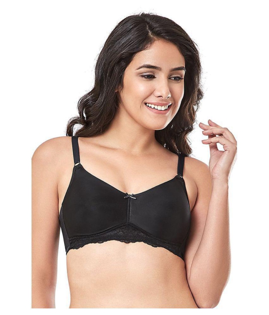 Everyde by Amante Polyamide Seamless Bra - Black Single - 32D