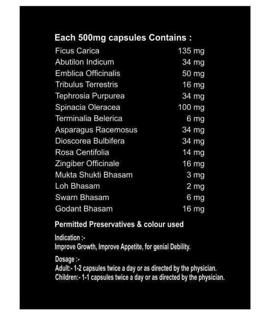 DHA Ayurveda Speedy Grow- Height Growth Herbal Capsule 30 no.s Pack Of 1