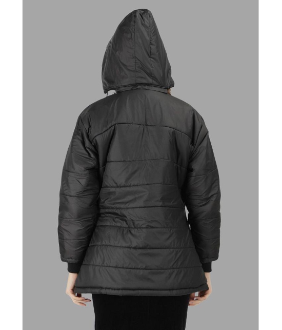 NUEVOSDAMAS - Polyester Blend Black Hooded Jackets - None