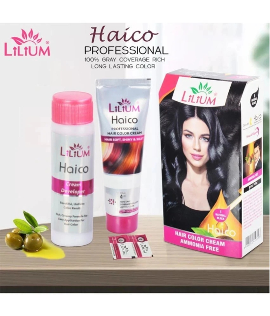 Lilium Ammonia Free Temporary Hair Color 1 mL Black