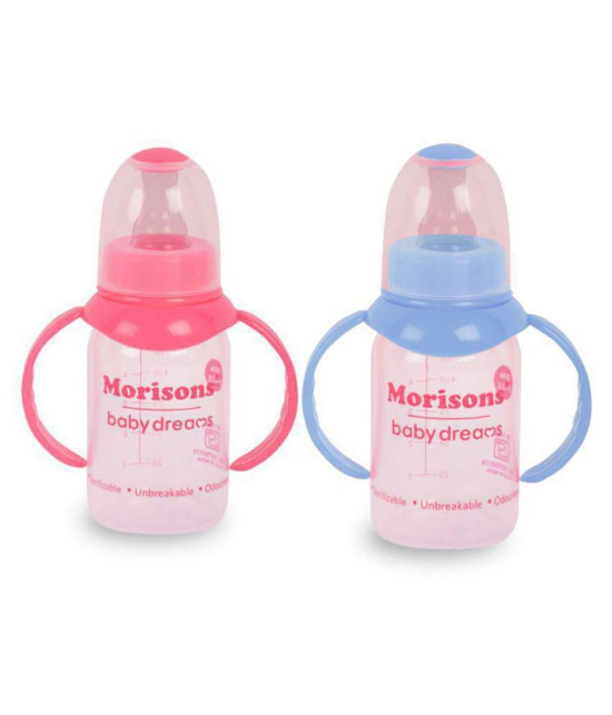 Morisons Baby Dreams - Multicolor 125 ml Feeding Bottle (Pack of 2)