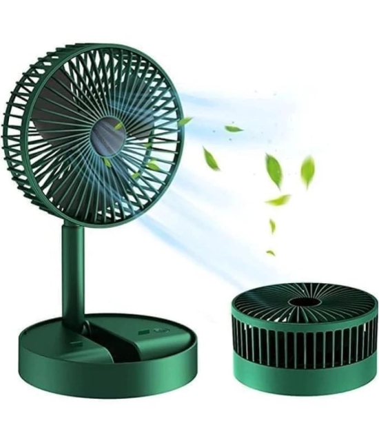 MAGNIQUE Direct Plug, USB Rechargeable 3 Speed Portable Foldable Fan for Outdoor & Home Use, Quiet Airflow Operation Assorted - Assorted