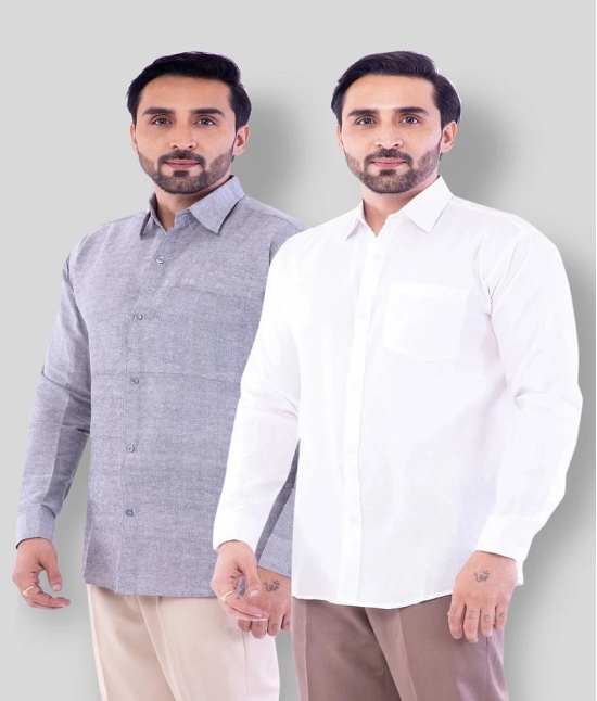 DESHBANDHU DBK - Multicolor Cotton Regular Fit Mens Casual Shirt (Pack of 2 ) - None