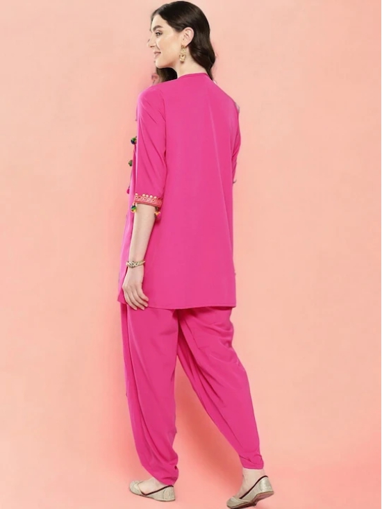 Embroidered Kurta With Trouser