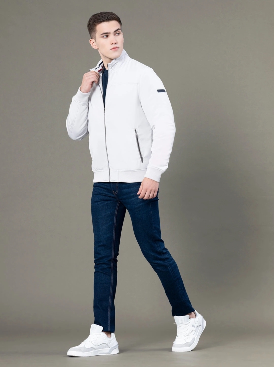 RedTape Stand Collar Bomber Jacket for Men | Classic & Enhanced Comfort