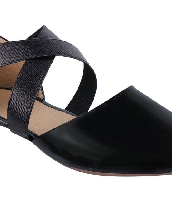 Shoetopia - Black Womens Flats - None