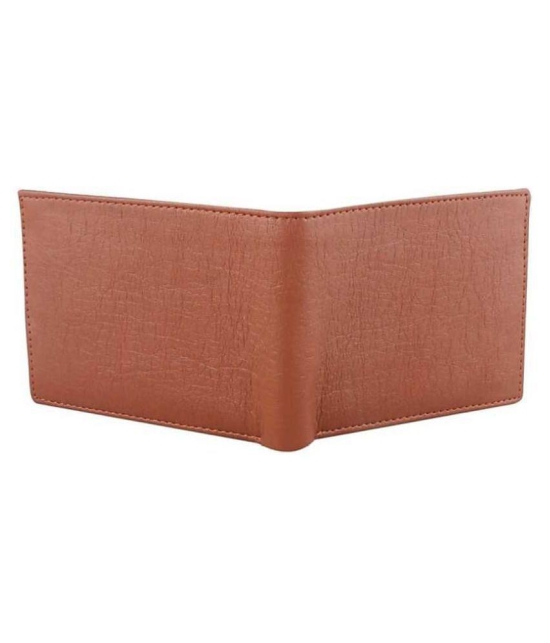 Sambhav Deals - Tan PU Men's Regular Wallet ( Pack of 1 )