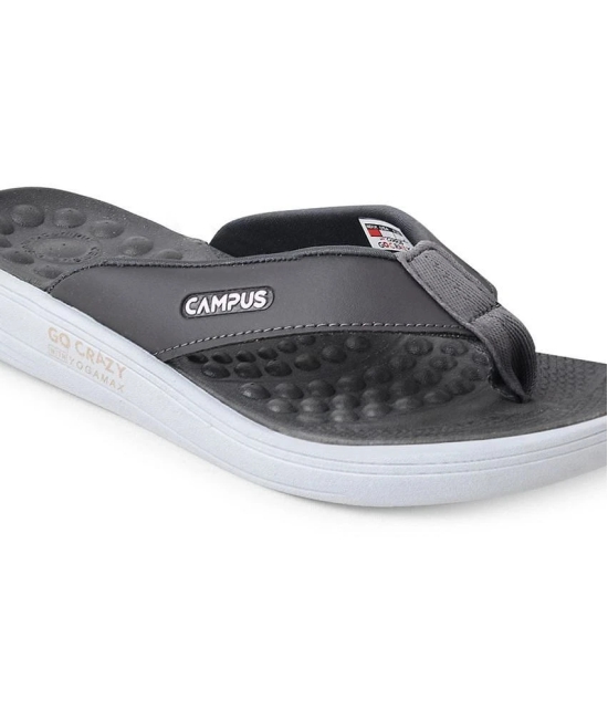 Campus - Grey Melange Womens Thong Flip Flop - None