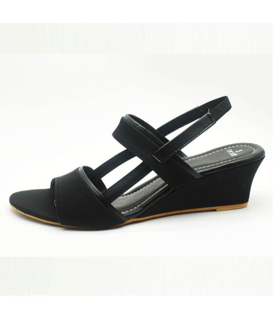 Dream Makers - Black Womens Sandal Heels - None